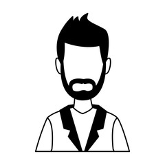 Young doctor cartoon vector illustration graphic design