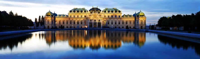 Abwaschbare Fototapete Wien Schloss Belvedere, Wien, Österreich
