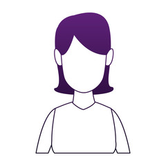 Young woman cartoon vector illustration graphic design