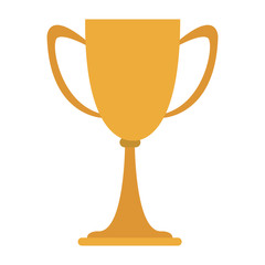 Cup trophy symbol vector illustration graphic design