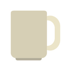 Coffee mug isolated vector illustration graphic design