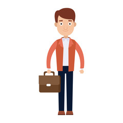 Executive businessman cartoon vector illustration graphic design