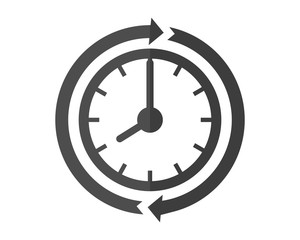 circle time business company office corporate image vector icon logo