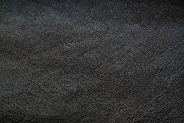 Dark black skin cowhide genuine leather