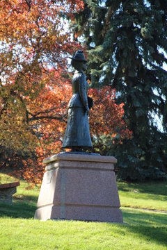 Statue At Emily Murphy Park, Edmonton, Alberta