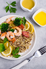 Quinoa salad with vegetables