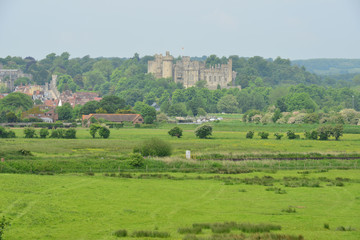 Fototapeta na wymiar A castle in West Sussex, England.