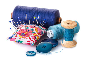 Sewing accessories close-up