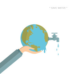 Save water design vector illustration