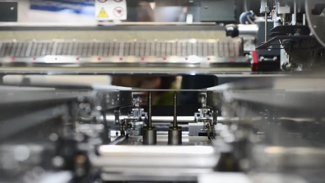 The work of the SMT machine.