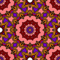 colored geometric vector pattern. Vector illustration. ideal for creative and decorative projects.