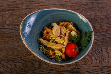 Pasta with chicken
