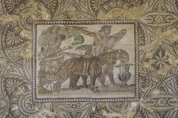 Triumph of Dionysus, mosaic from Caesareia Iol, Cherchell, Algeria