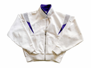 White Jacket, Sports Jacket, Sweater, Sport wear.