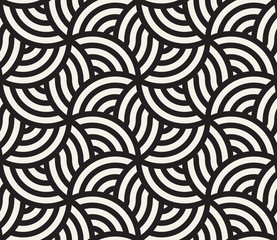 Vector seamless pattern. Modern stylish abstract texture. Repeating geometric tiles