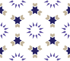 Moroccan Islamic style geometric tile pattern