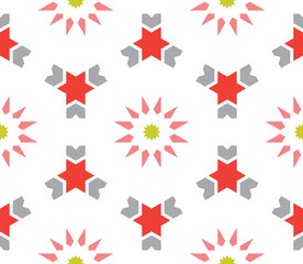 Moroccan Islamic style geometric tile pattern
