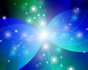 Fototapeta premium Abstract Illustration composed of simple elements
