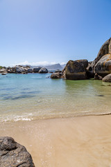 A view of Boulders Beach along the Cape Peninsula, near Cape Town