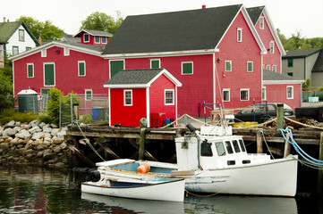 Fototapeta na wymiar Lunenburg Harbor - Nova Scotia - Canada