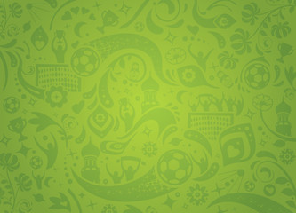 Naklejka premium SPORT FOND VERT RUSSIE