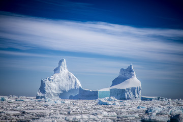 Reflecting iceberg in Antarctica