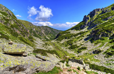 Beautiful landscape in the high mountain