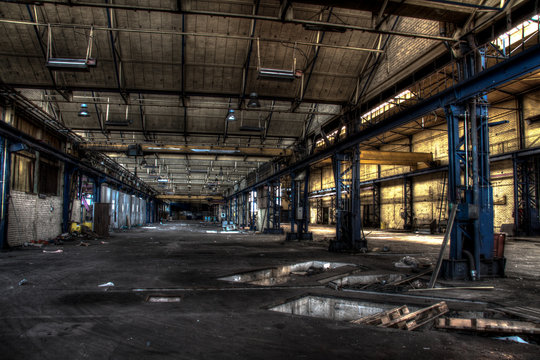 blue columns