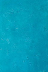 abstract art blue textured dust background. distressed bright scratched stucco design. free space concept