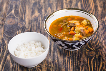 National dishes, asia, East concept - Central Asian cuisine.
