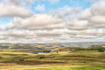 Farm landscape on the R617-road between Underberg and Kokstad