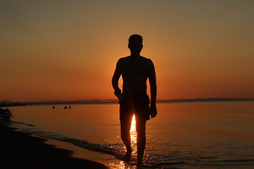 Fototapeta premium Sunset Silhouette