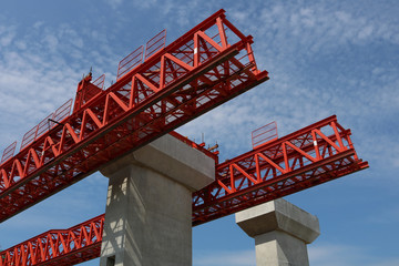 New highway bridge under construction