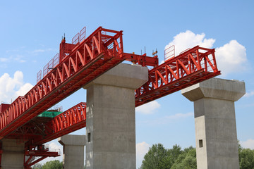 New highway bridge under construction