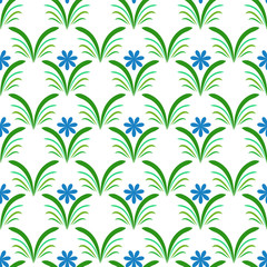 Flower seamless pattern