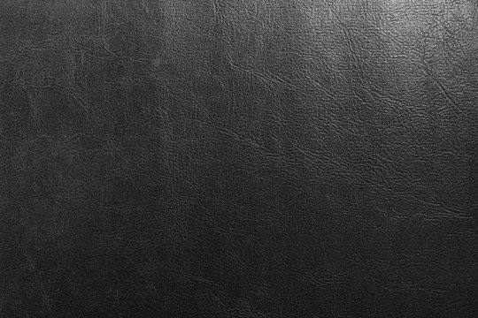 Old black leather texture