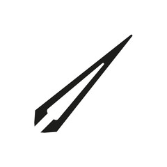 eyebrow tweezers icon