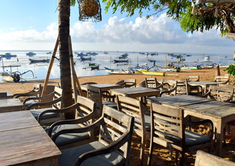 Fototapeta premium バリ島の海辺の朝