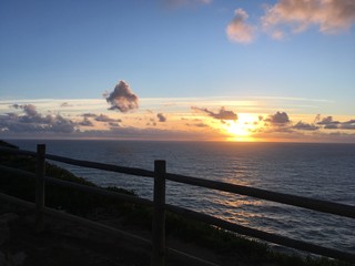Obraz premium Cabo da Roca Portugal stunning sunset 