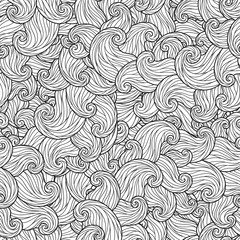 Seamless Pattern for coloring book.