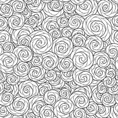 Seamless Pattern for coloring book.