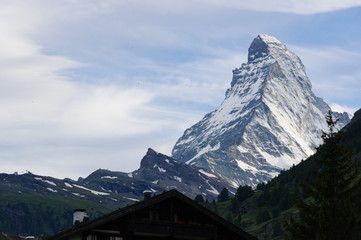 Fototapeta na wymiar Matterhorn in Swiss.