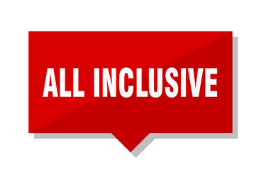 all inclusive red tag