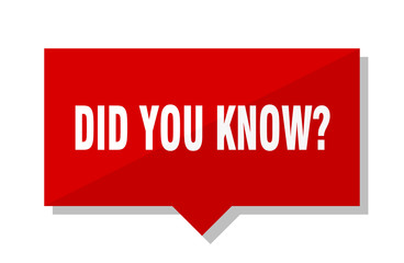 did you know red tag