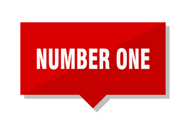 number one red tag