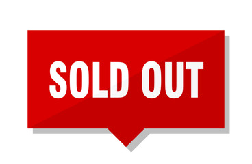 sold out red tag