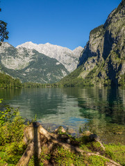 Fototapeta na wymiar Obersee in Berchtesgaden