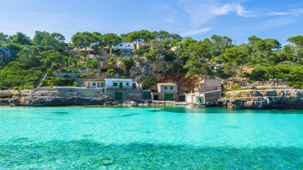 View of  Cala Llombards, Mallorca Island, Spain