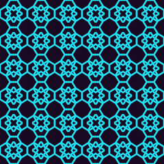 Seamless linear pattern. Stylish texture with repeating geometric shapes.