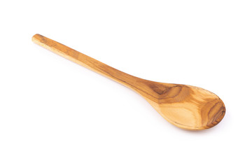 Wooden Spoon isolated on a white background